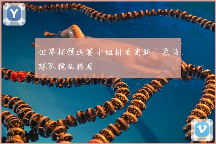 世界杯预选赛小组排名更新,黑马球队搅乱格局