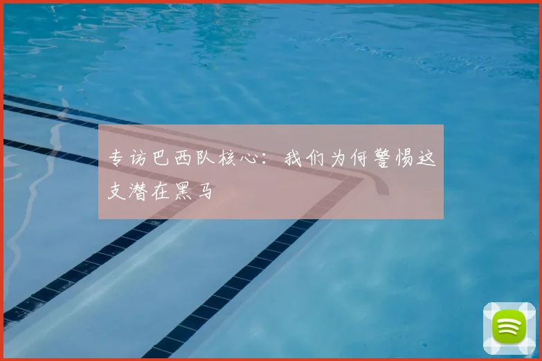 专访巴西队核心：我们为何警惕这支潜在黑马